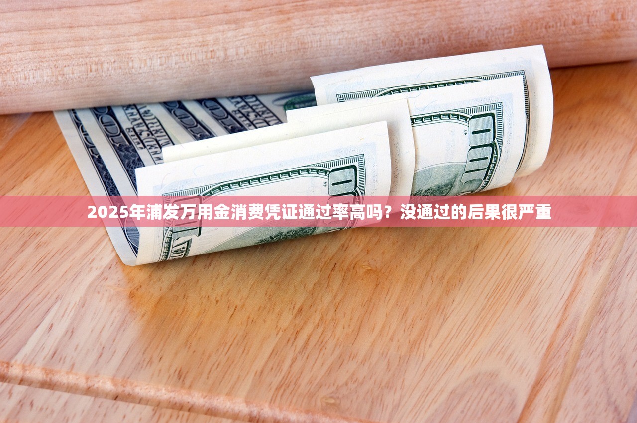 2025年浦发万用金消费凭证通过率高吗？没通过的后果很严重