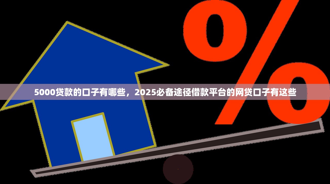 5000贷款的口子有哪些，2025必备途径借款平台的网贷口子有这些
