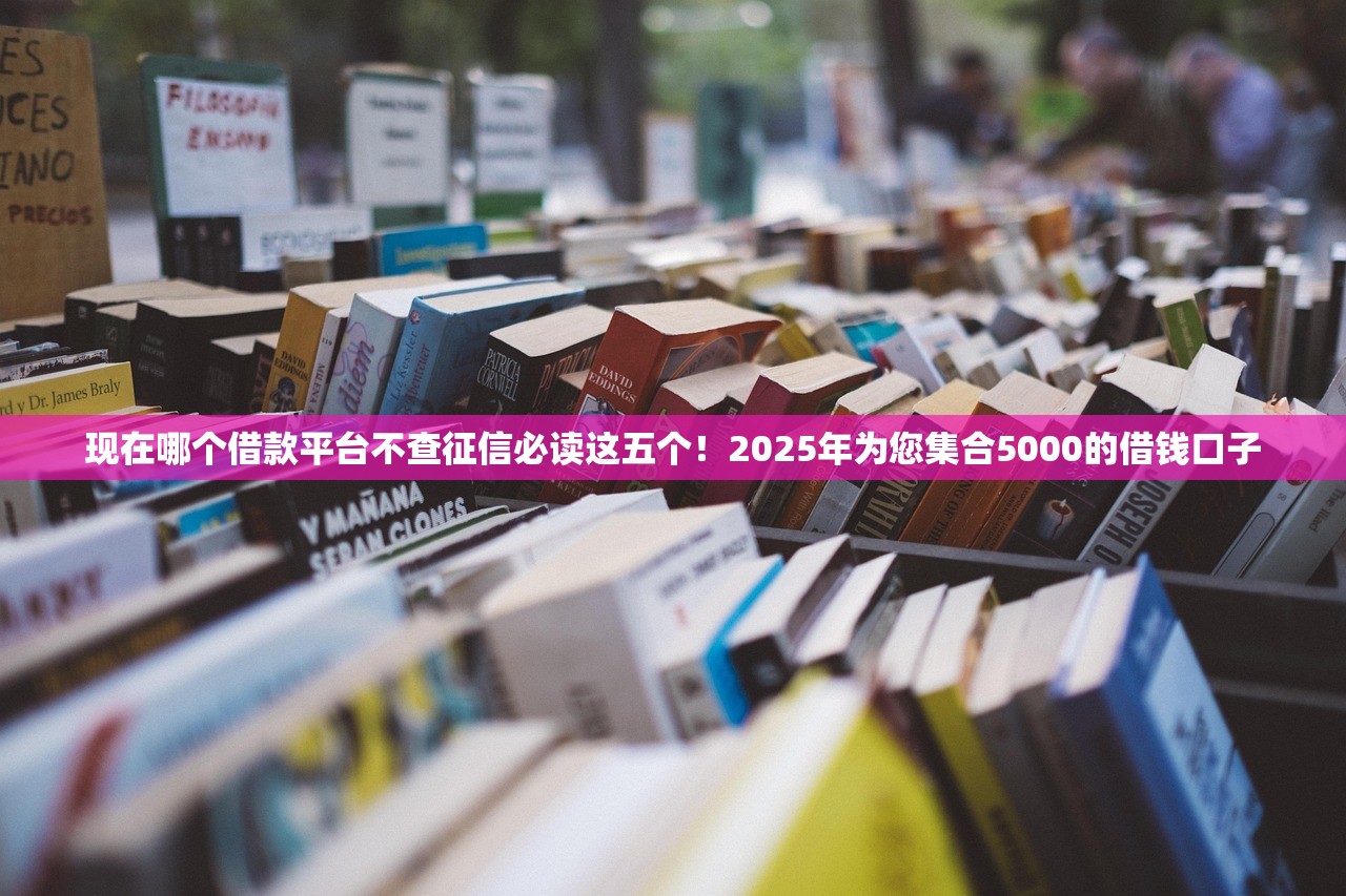 现在哪个借款平台不查征信必读这五个！2025年为您集合5000的借钱口子