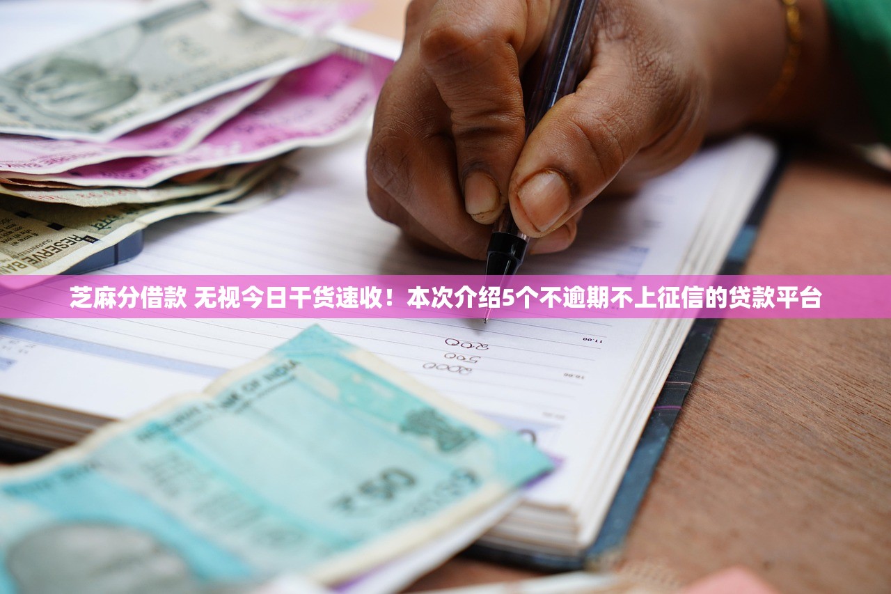 芝麻分借款 无视今日干货速收！本次介绍5个不逾期不上征信的贷款平台
