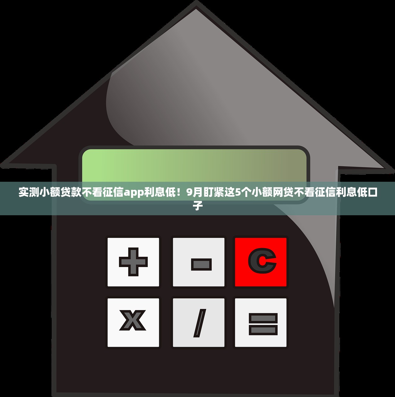 实测小额贷款不看征信app利息低！9月盯紧这5个小额网贷不看征信利息低口子